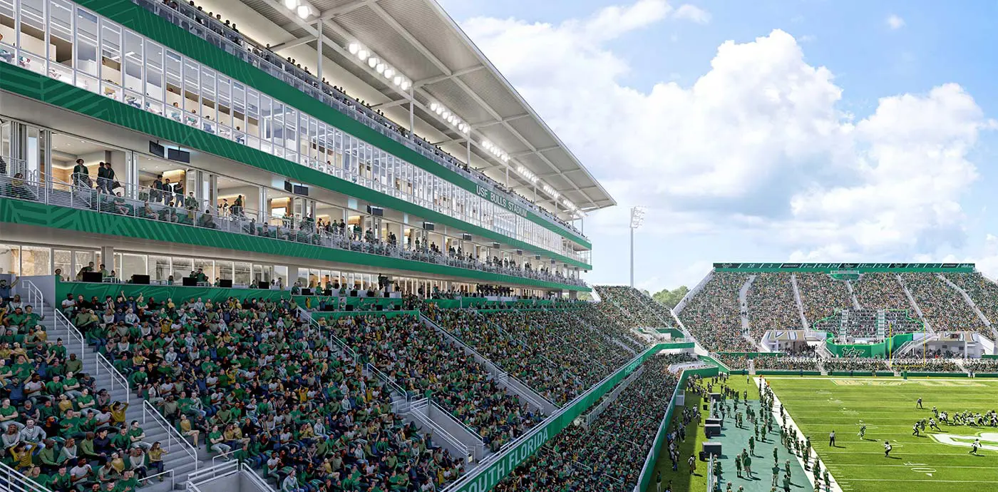 Rendering of packed stands