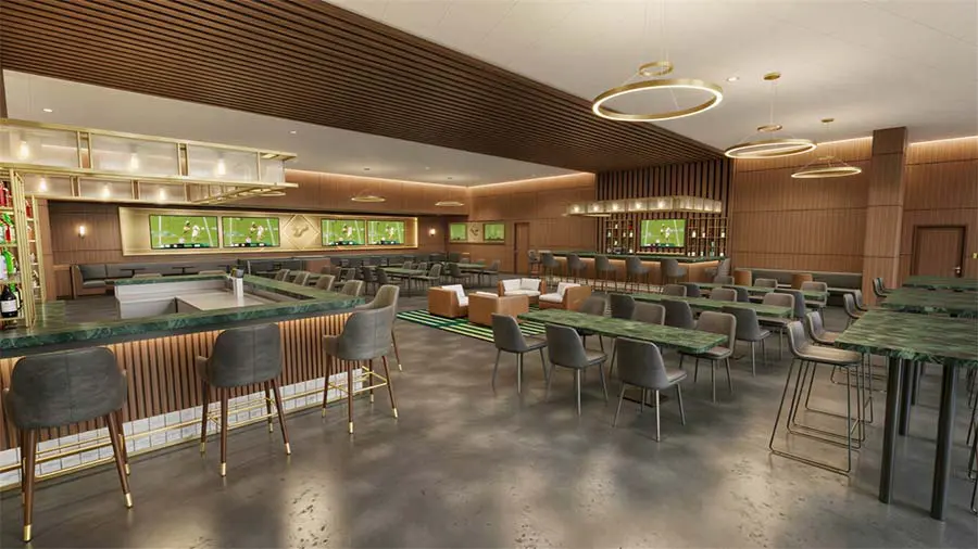 Rendering of 97 Club interior