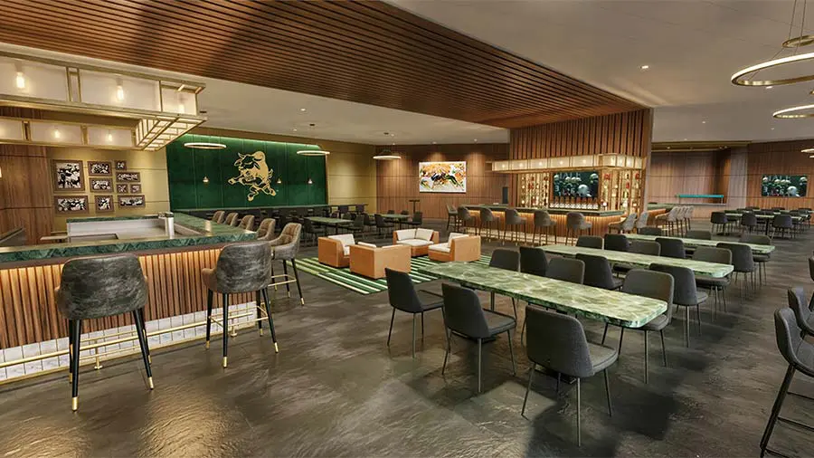 Rendering of 97 Club interior