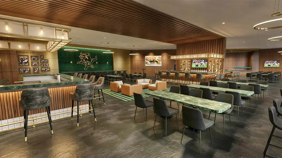 Rendering of 97 Club interior