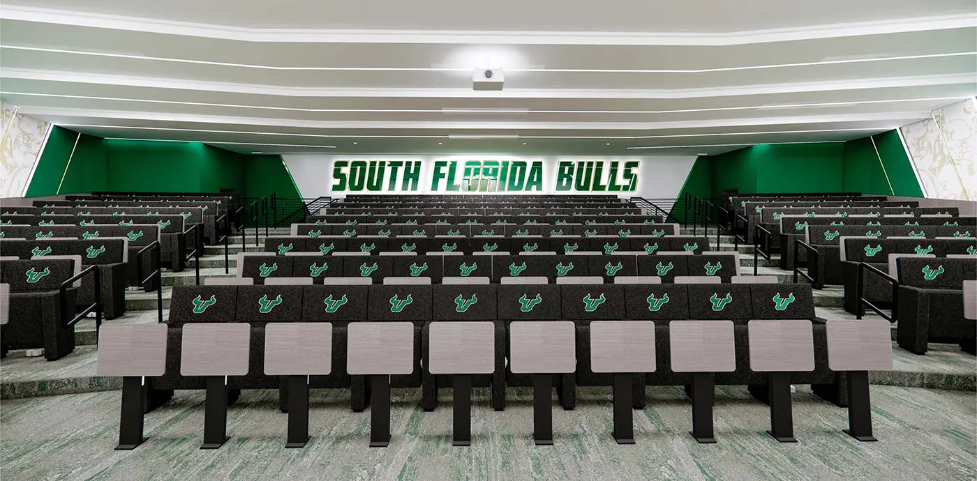 Rendering of the stadium lobby entrance